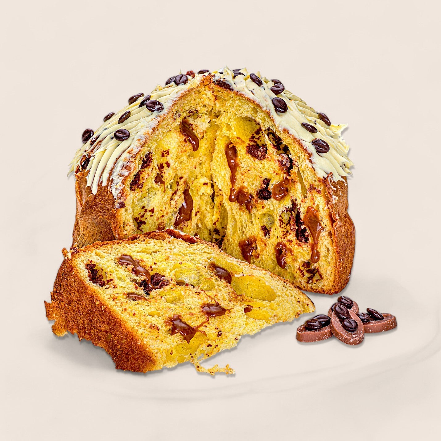 Panettone artigianale Caffè e Gianduia