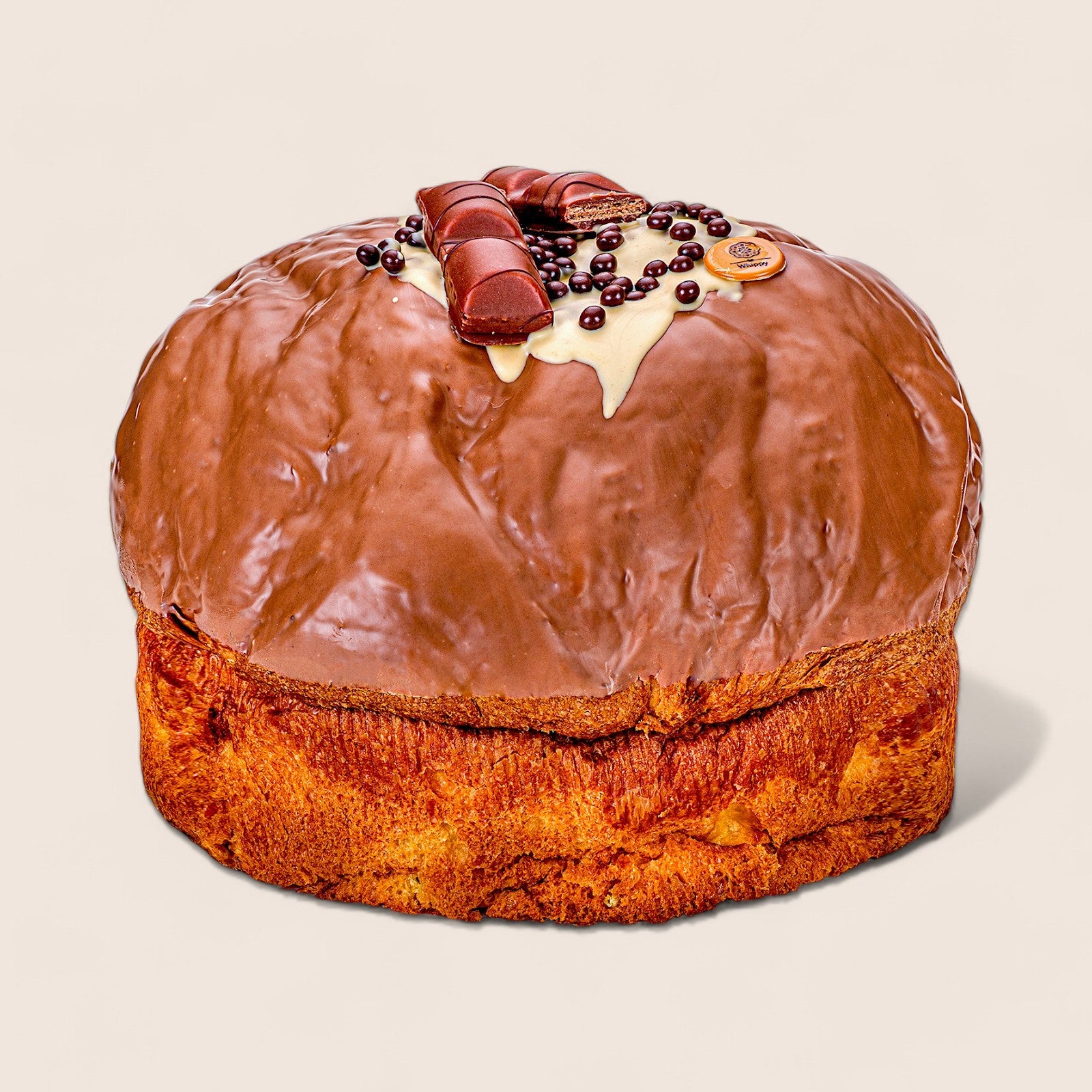 Panettone artigianale Goloso Nocciolatte, con vasetto di crema spalmabile Gran Nocciola IGP