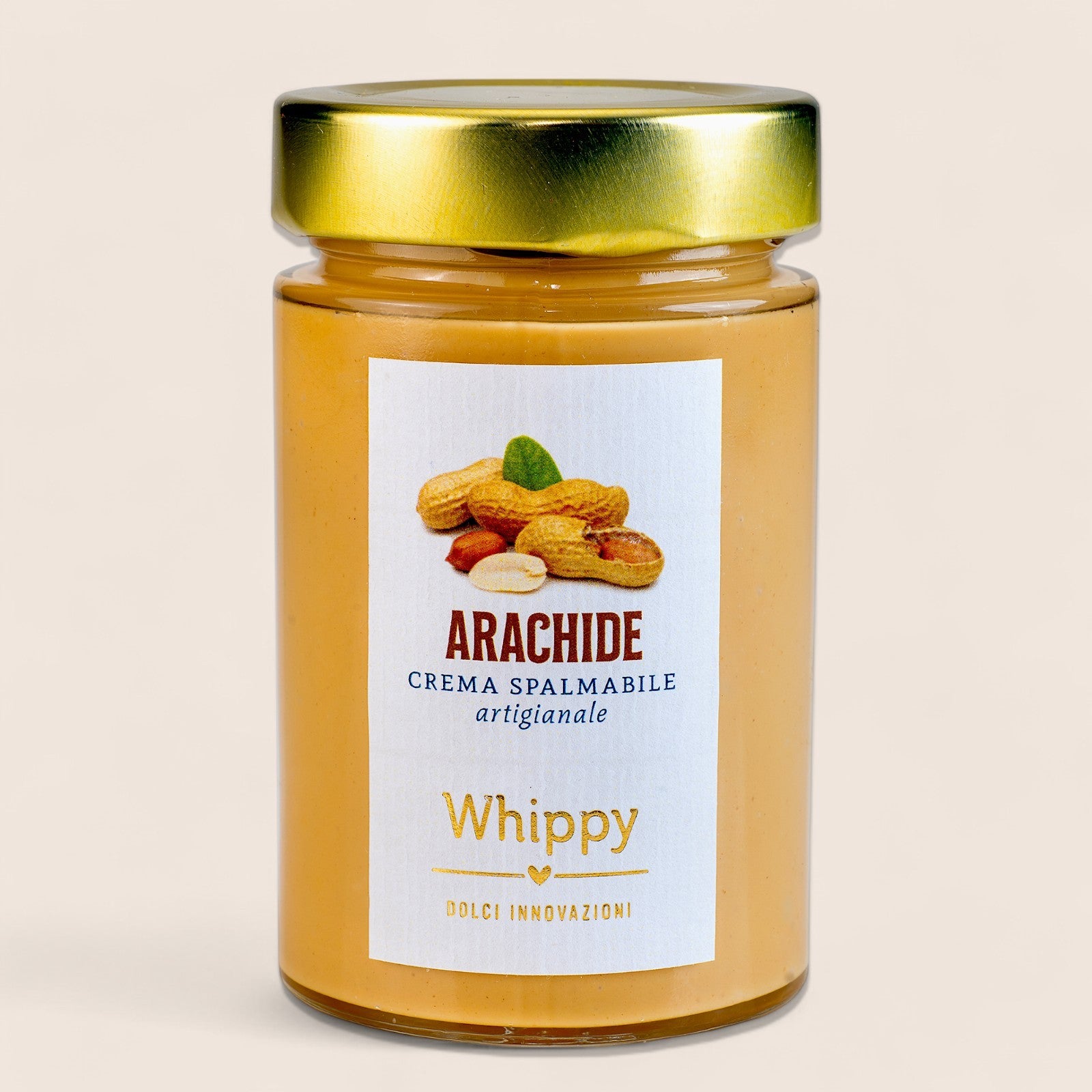 Crema Spalmabile di Arachidi,gustosa crema spalmabile al gusto di arachidi in vasetto da 220g