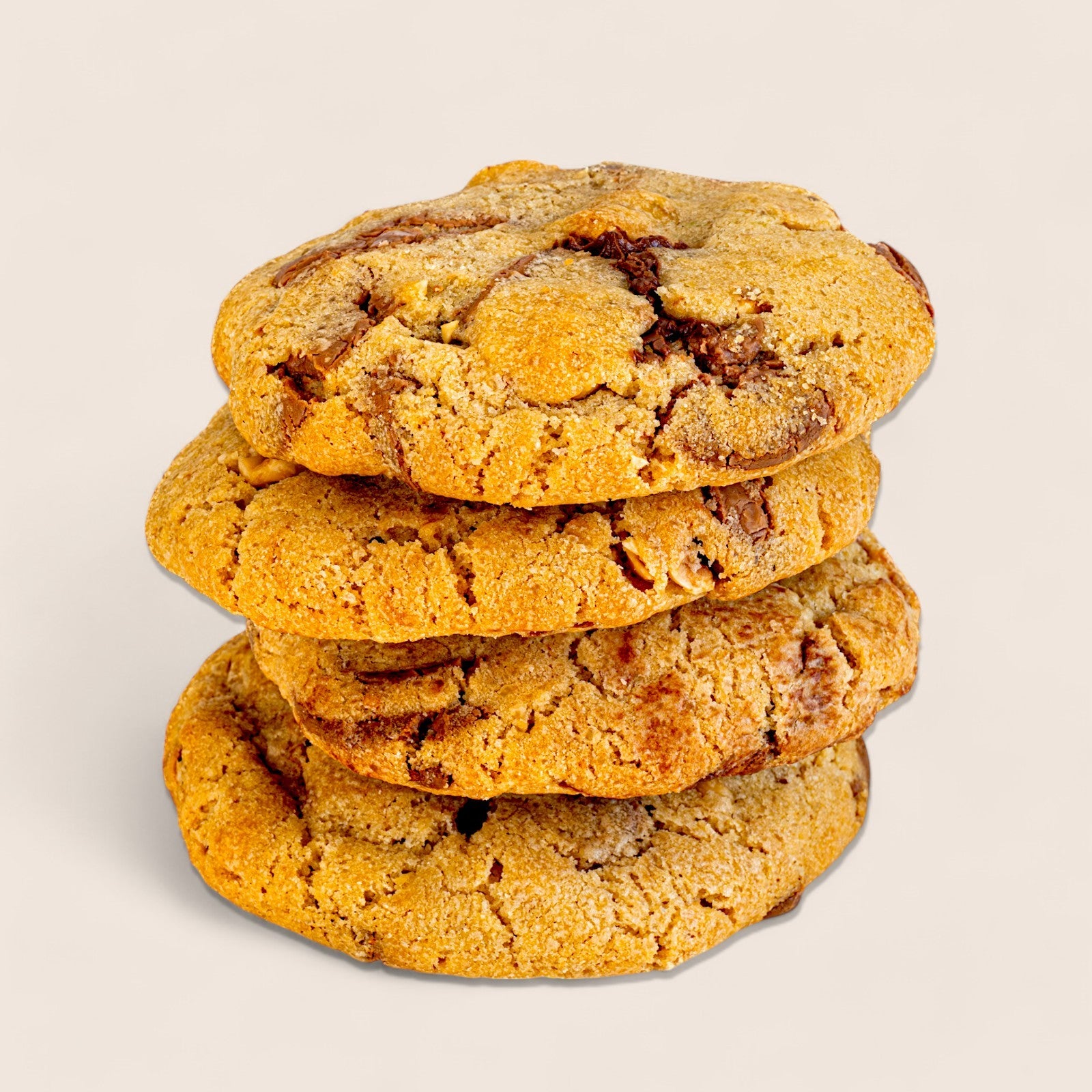 Cookies ripieni, goduriosi biscotti formato xl in confezione da 5