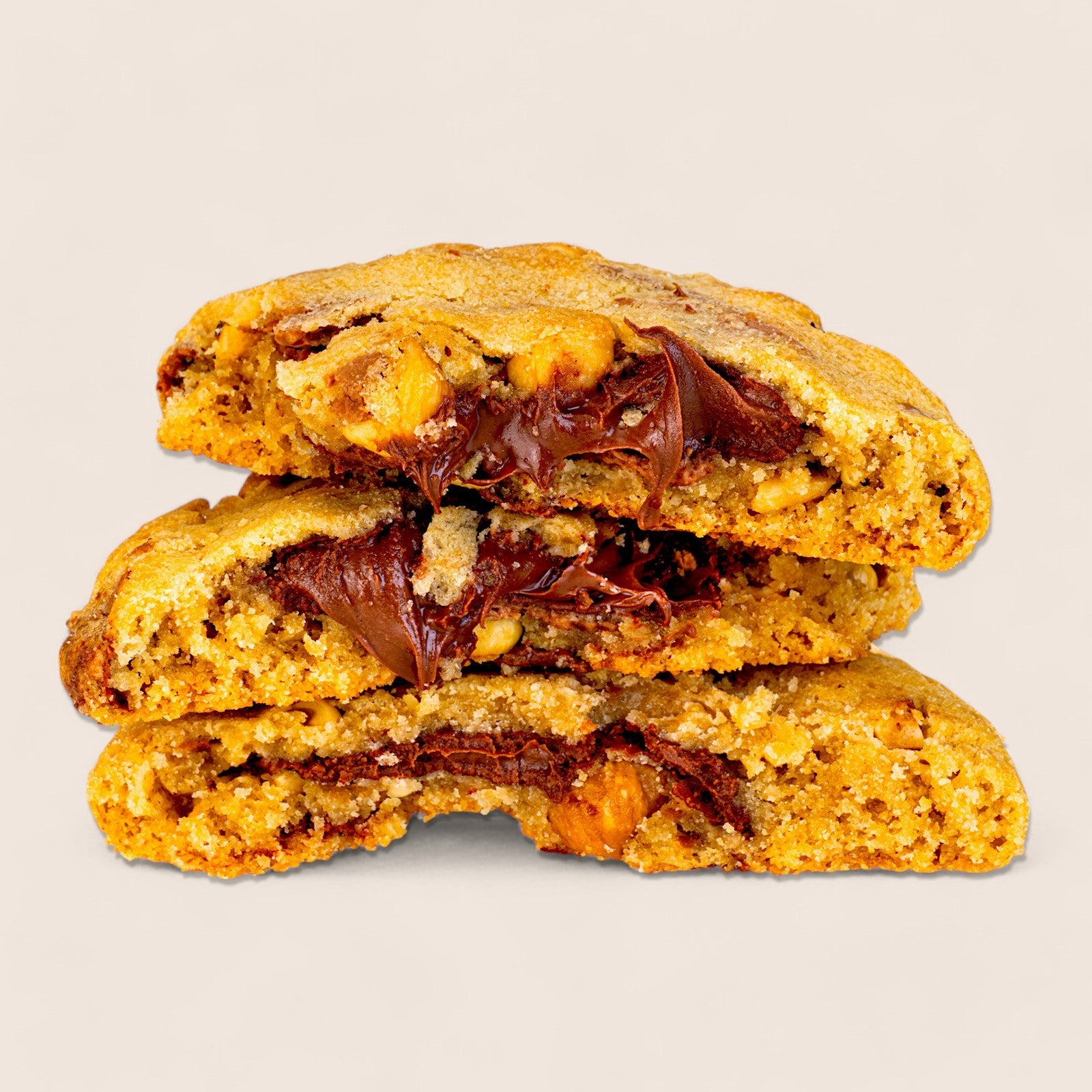 Cookies ripieni, goduriosi biscotti formato xl in confezione da 5