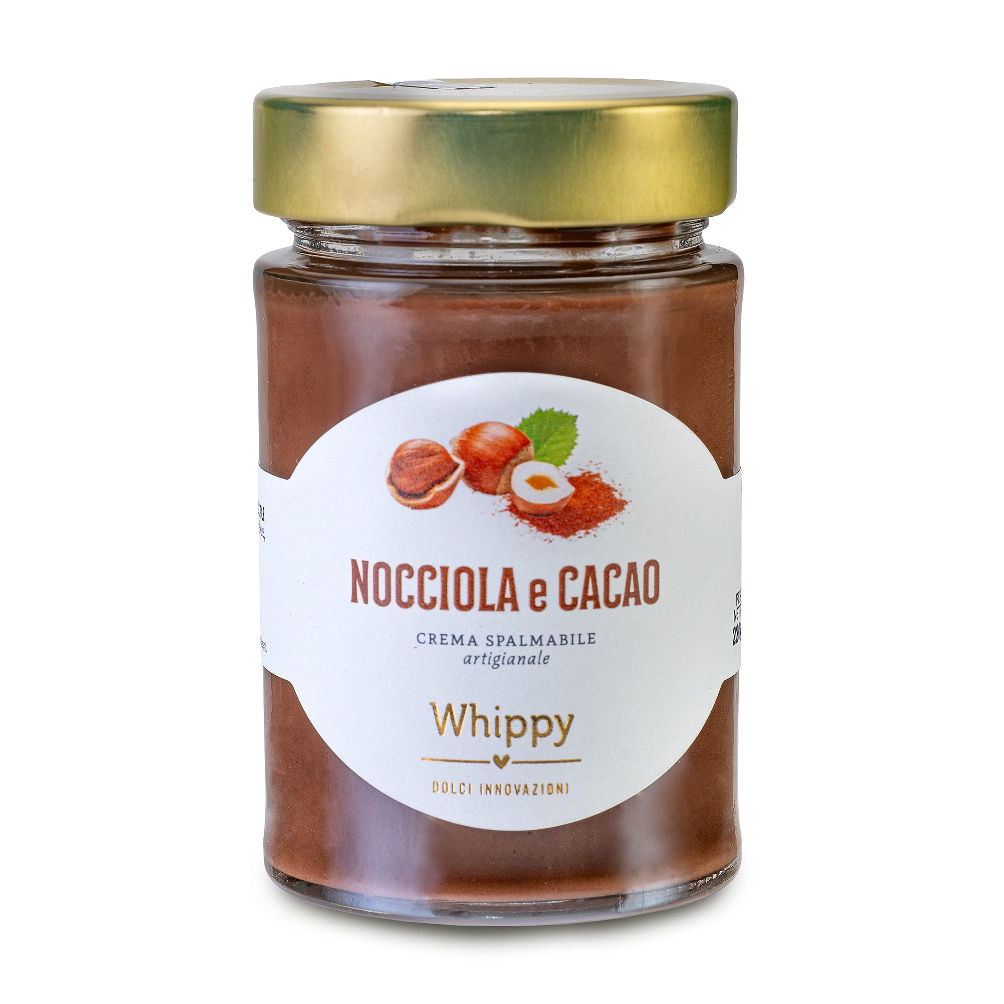 Hazelnut and cocoa spread, delicious hazelnut and cocoa spread in a 220g jar.