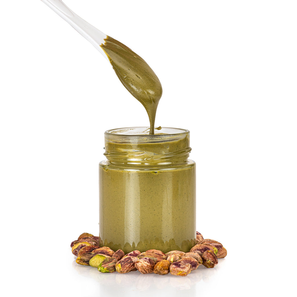 Colomba artigianale Pistacchiosa, con vasetto di crema spalmabile artigianale al pistacchio