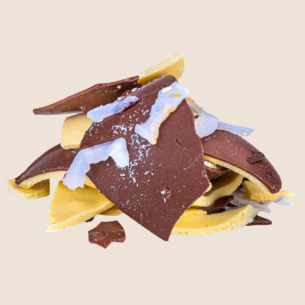 Uovo di Pasqua Bigusto cocco e cioccolato, con golosa sorpresa