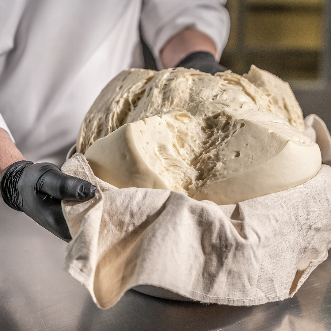 Artisanal Colomba Hippo, with a jar of artisanal hazelnut and white chocolate spread