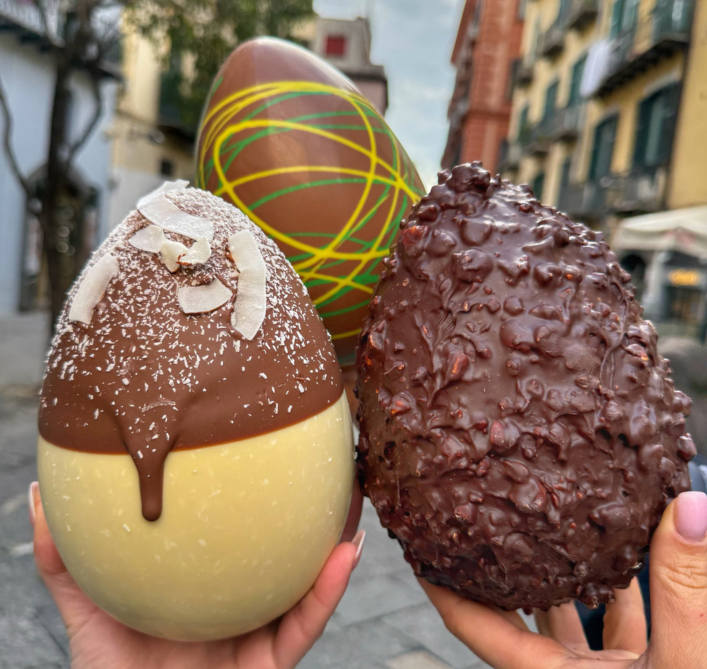 Uovo di Pasqua Nocciolato fondente, con golosa sorpresa