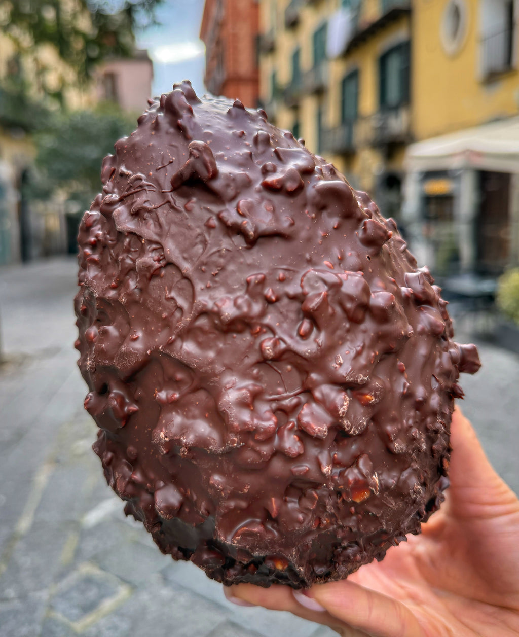 Uovo di Pasqua Nocciolato fondente, con golosa sorpresa