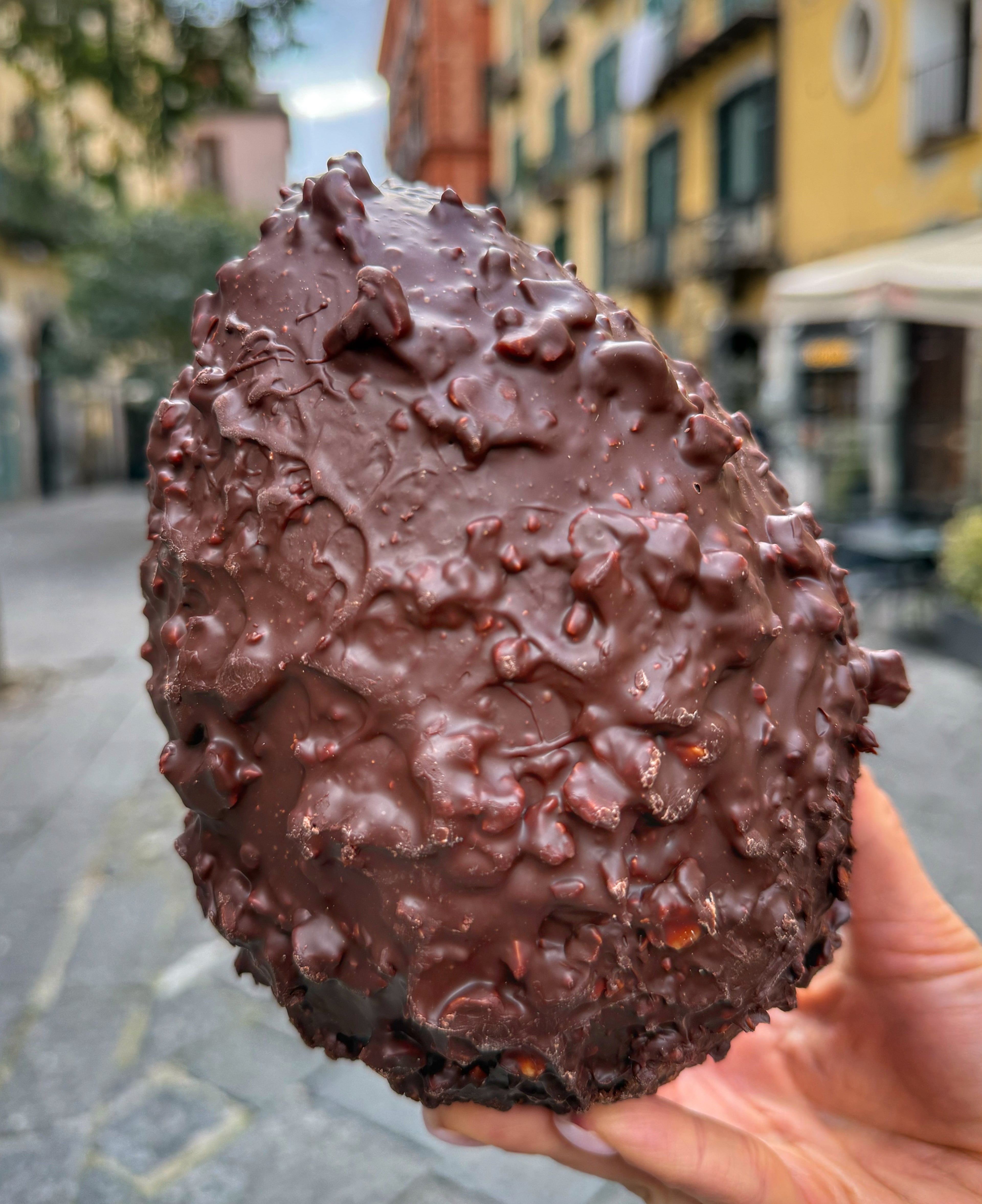 ダークチョコレートのヘーゼルナッツエッグ