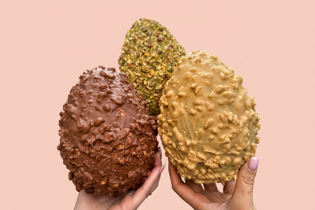 Uovo di Pasqua Nocciolato al latte, con golosa sorpresa