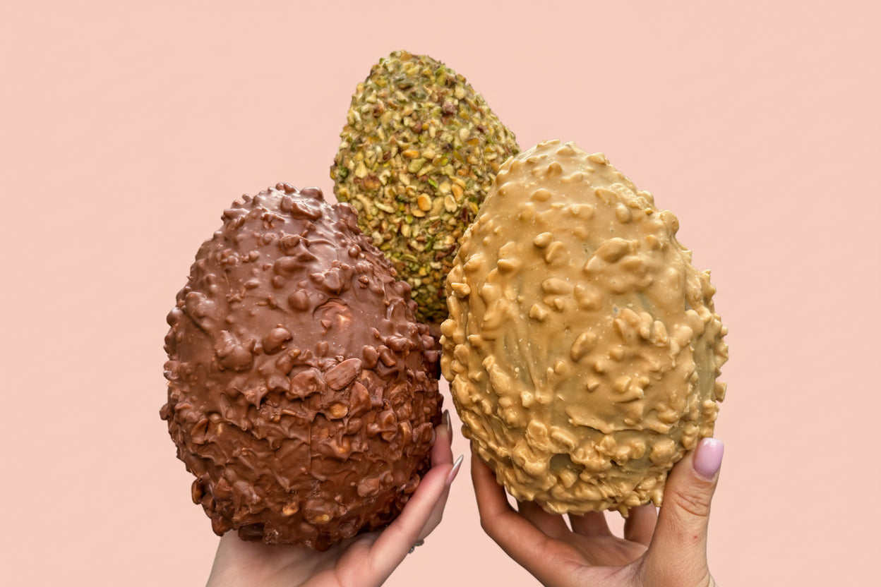 Uovo di Pasqua Nocciolato al latte, con golosa sorpresa